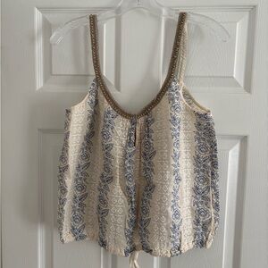 Free People Vintage: The Originals Beaded Tank, See Comments, Size 10